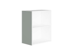 Фасад боковой Квадро для верхнего шкафа, цвет: Аквамарин