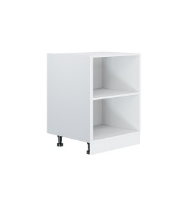 Фасад боковой Фьюжн для нижнего шкафа, цвет: Silky White