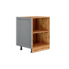 Фасад боковой Сканди для нижнего шкафа | Grey Softwood, Современный
