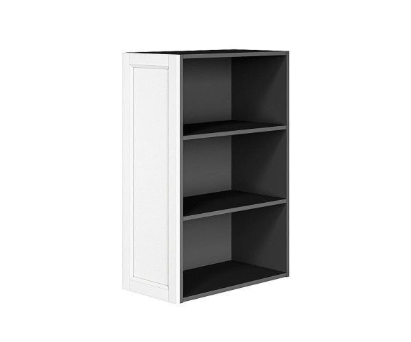 Фасад боковой Сканди для верхнего шкафа | White Silkwood, МДФ