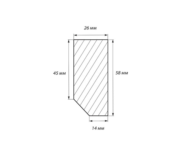 Декоративный карниз Cappuccino Veralinga | МДФ, Эко Шпон
