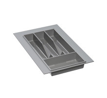 Лоток для столовых приборов, цвет: Серый