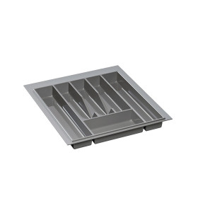 Лоток для столовых приборов, цвет: Серый