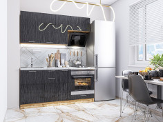 Валерия-М-06, цвет: Черный металлик дождь