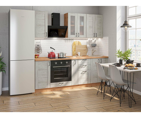 Лофт-07 | Nordic Oak, МДФ/Стекло