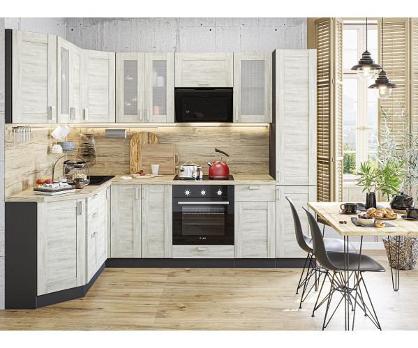 Корпусная мебель VIVAT Лофт-04 | Nordic Oak, Graphite