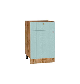 Шкаф нижний с 1-ой дверцей и ящиком Прованс, цвет: Гoлyбoй