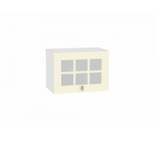 Шкаф верхний горизонтальный остекленный Прованс, цвет: Ваниль