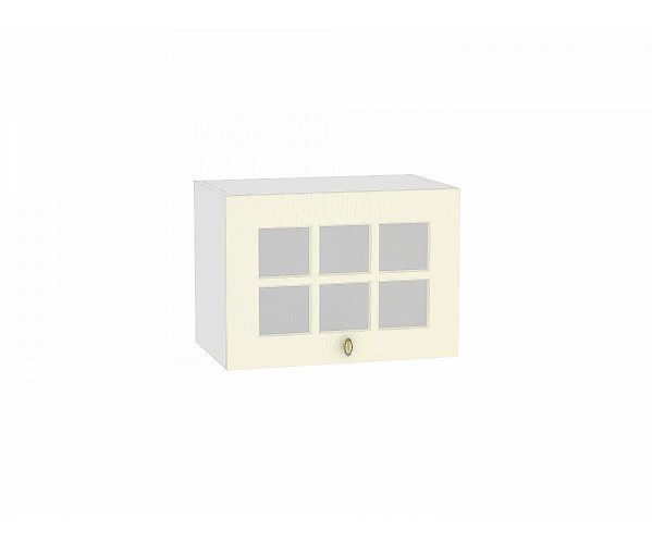 Шкаф верхний горизонтальный остекленный Прованс | Ваниль, характеристики