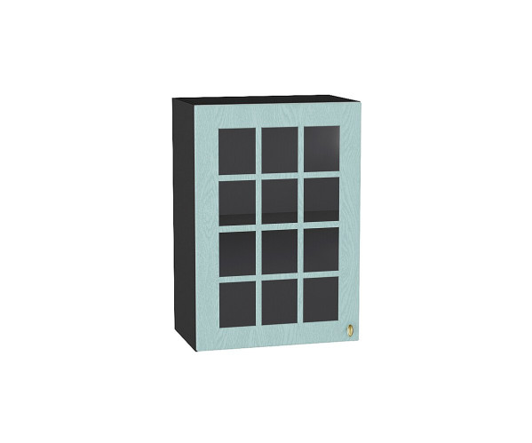 Шкаф верхний с 1-ой остекленной дверцей Прованс | Голубой, Характеристики