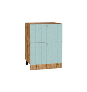 Шкаф нижний с 2-мя ящиками Прованс, цвет: Гoлyбoй