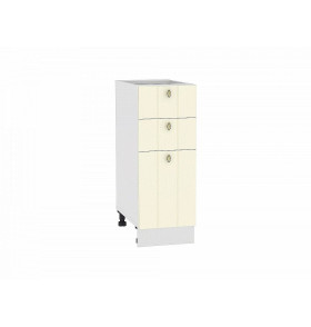 Шкаф нижний с 3-мя ящиками Прованс, цвет: Ваниль