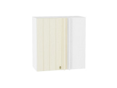 Шкаф верхний прямой угловой Прованс, цвет: Ваниль