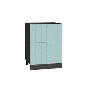 Шкаф нижний с 2-мя ящиками Прованс, цвет: Гoлyбoй