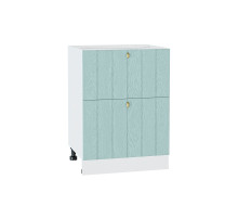 Шкаф нижний с 2-мя ящиками Прованс, цвет: Гoлyбoй