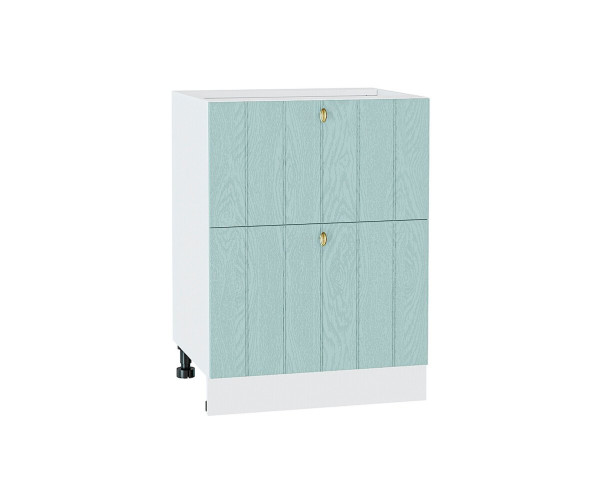 Шкаф нижний с 2-мя ящиками Прованс | Голубой, Характеристики