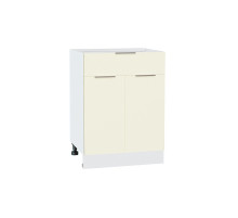 Шкаф нижний с 2-мя дверцами и ящиком Терра, цвет: Ваниль Софт