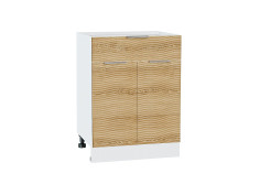 Шкаф нижний с 2-мя дверцами и ящиком Терра W, цвет: Ель Карпатская