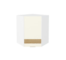 Шкаф верхний угловой Терра DR, цвет: Ваниль Софт