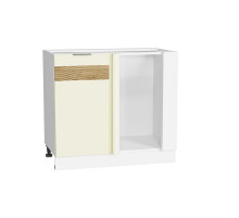 Шкаф нижний угловой Терра DL, цвет: Ваниль Софт