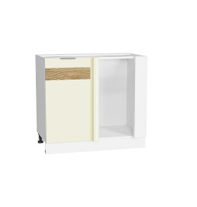 Шкаф нижний угловой Терра DL, цвет: Ваниль Софт