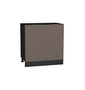 Шкаф нижний с 2-мя дверцами Терра, цвет: Смоки Софт