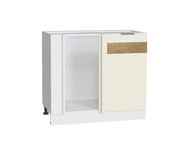 Шкаф нижний угловой Терра DR | Ваниль Софт, угловой