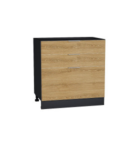 Шкаф нижний с 3-мя ящиками Терра W, цвет: Ель Карпатская