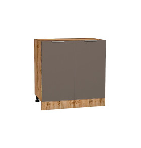 Шкаф нижний с 2-мя дверцами Терра, цвет: Смоки Софт