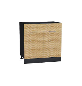 Шкаф нижний с 2-мя дверцами и ящиком Терра W, цвет: Ель Карпатская