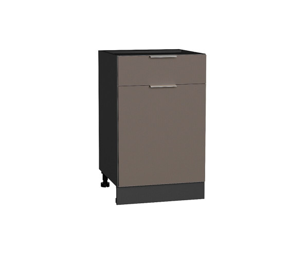 Шкаф нижний с 1-ой дверцей и ящиком Терра | Смоки Софт, характеристики