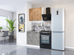 Флэт-03, цвет: Wotan Oak 2S/Temple Stone 2S