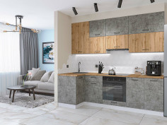 Флэт-04, цвет: Wotan Oak 2S/Temple Stone 2S