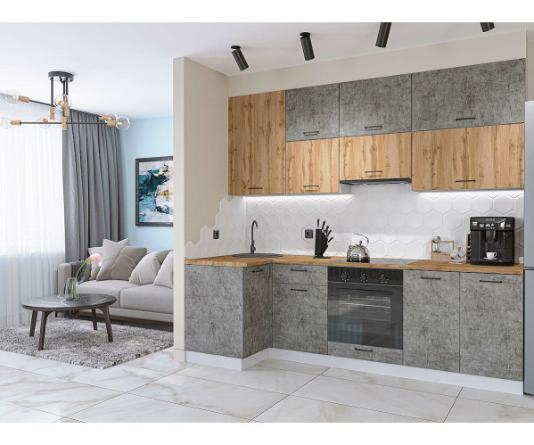 Флэт-04 | Wotan Oak 2S/Temple Stone 2S, угловая