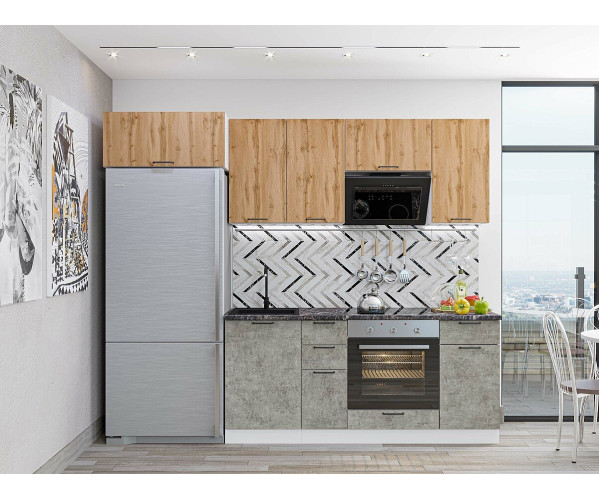 Флэт-01 | Wotan Oak 2S/Temple Stone 2S, Мультицвет