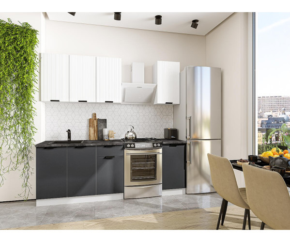 Евро Лайн-06 | Белый/Антрацит, Прямая