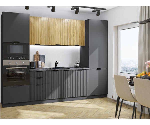 Евро Лайн-01 | Дуб песочный/Антрацит, характеристики