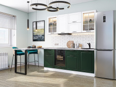 Дублин-03, цвет: Special White/Special Green