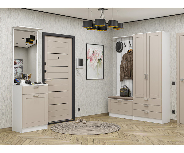 Прихожая Стиль-04 Cream Silk | Модульные гарнитуры, Современный стиль