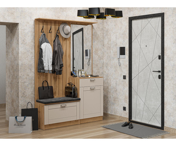 Стиль-02 Cream Silk | МДФ, Модульная