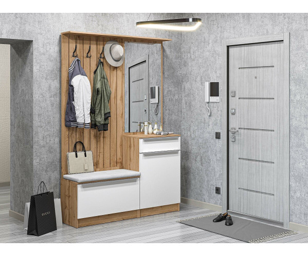 Прихожая Стиль-02 Silky White