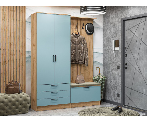 Прихожая Стиль-03 Grey-green In 2S, Модульная