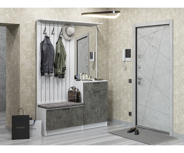 Прихожая Стиль-02 | Temple Stone 2S, Модульная