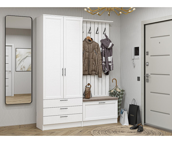 Стиль-03 White Silkwood | Модульные гарнитуры, прямая