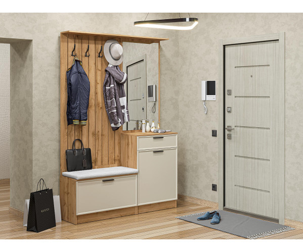 Стиль-02 | МДФ, Cream Silk, Модульные гарнитуры