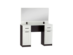 Стол макияжный Прага СТ-900, цвет: Белое дерево/Венге Премиум