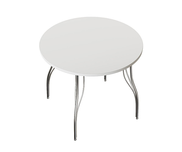 Стол обеденный круглый TLC-2.2 (ОС-12) | White In 2S, 900 мм