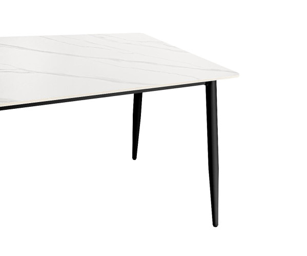 Стол Uni-Form-S2.2B | SBlack/White Matt Marble, характеристики