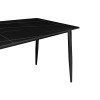 Стол Uni-Form-S2.2B | Черный, Каменная плита