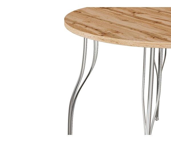 Стол обеденный круглый TLC-2.2 (ОС-12) | Wotan Oak 2S, 900 мм